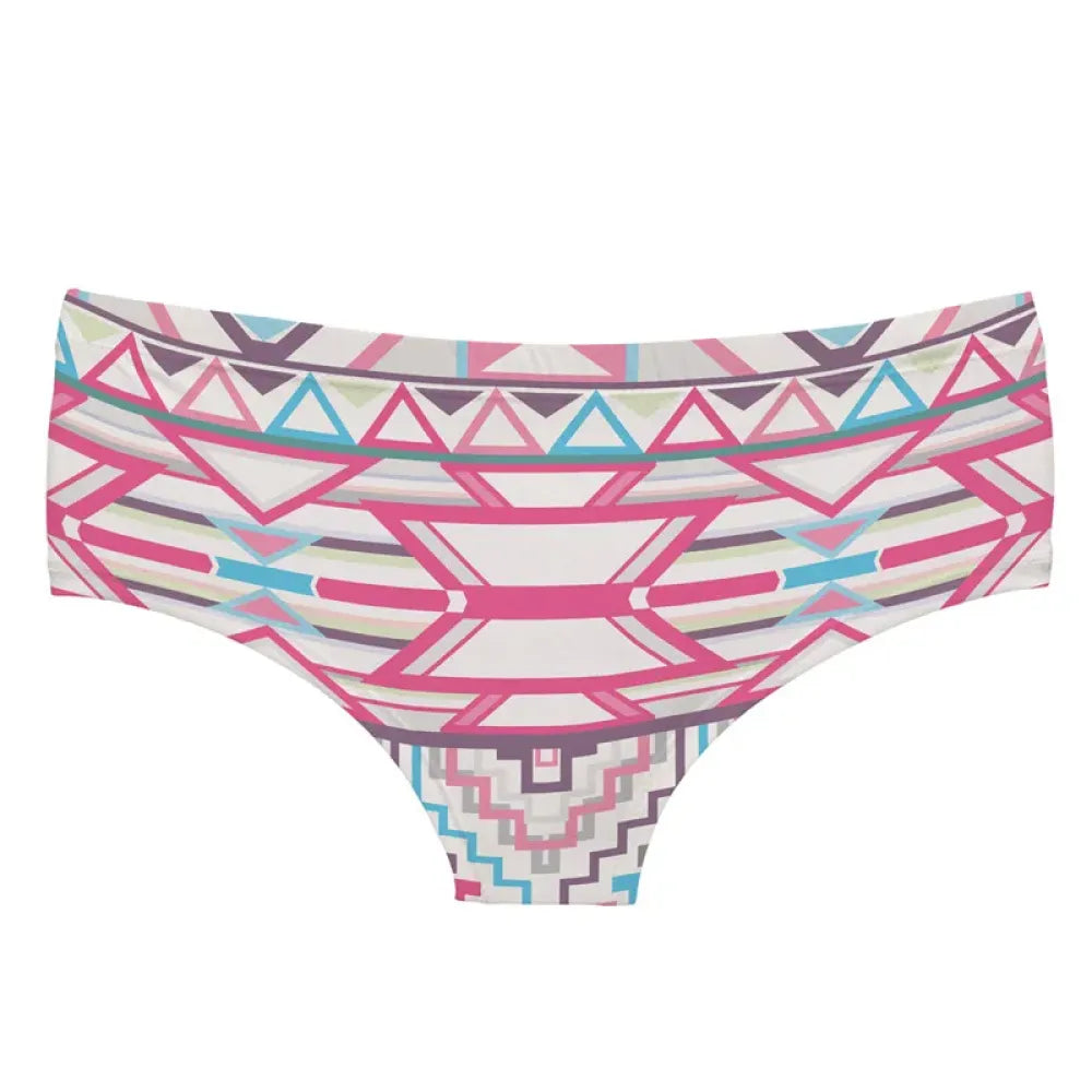 DeanFire Super Soft 3D Print Panties Sexy Underwear Aztec