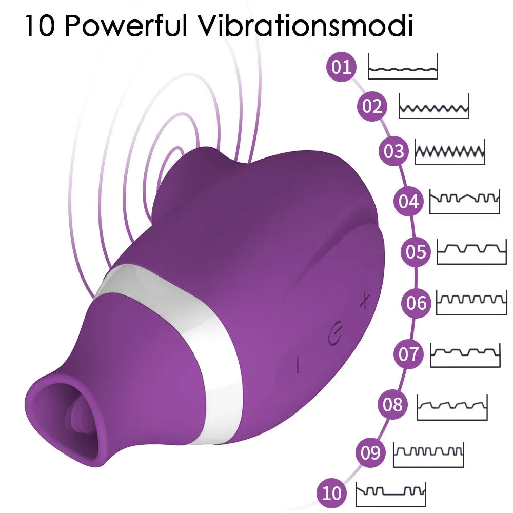 2-in-1 Clit Sucker & Vibrator for Double Stimulation