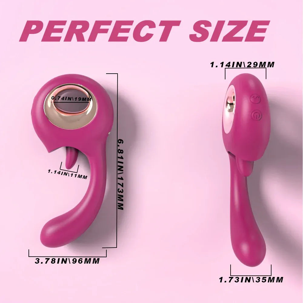 2 In 1 Silicone G Spot Clit Stimulator