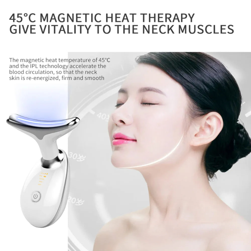 Vibe Geeks Neck and Face Skin Tightening IPL Care Device
