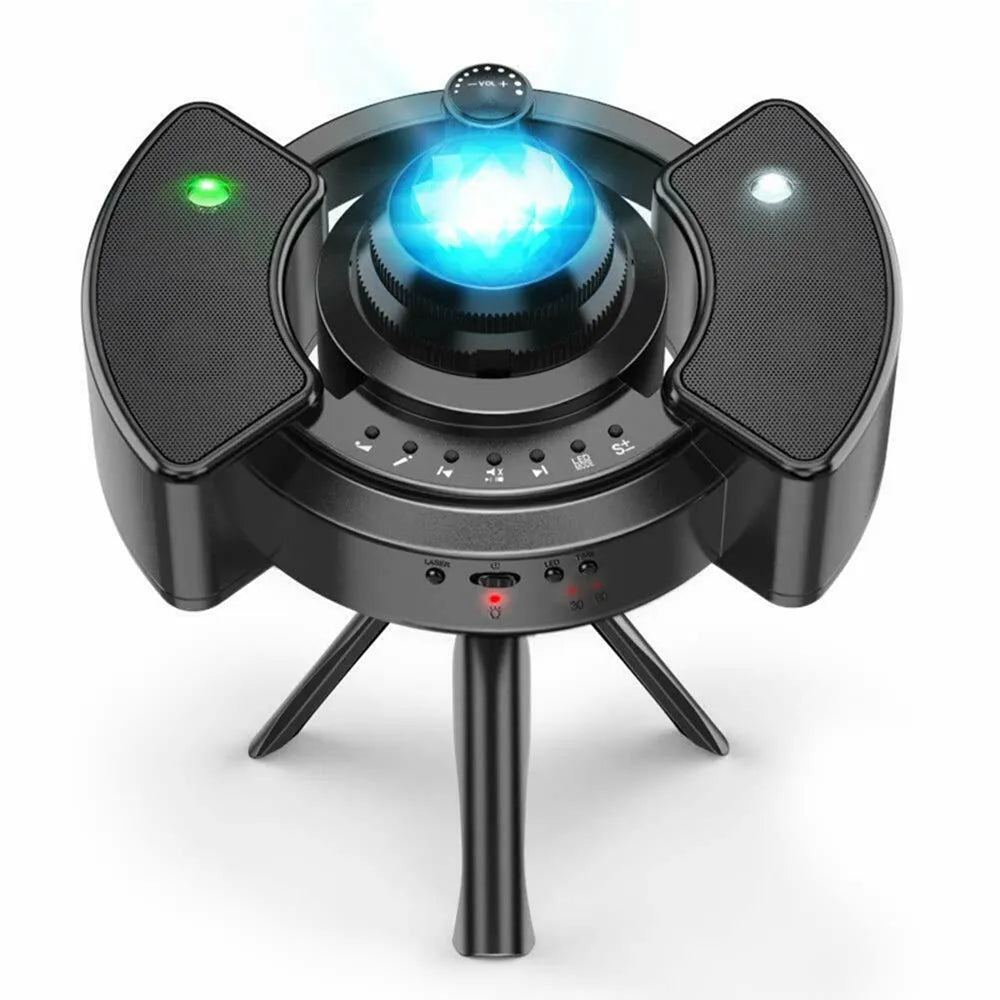 Vibe Geeks Galaxy Star Light Projector and Bluetooth