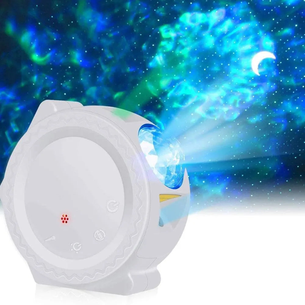 Vibe Geeks 360° Rotation LED Star Light Galaxy Projector