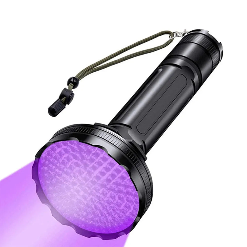 Vibe Geeks Battery Operated 128 UV LED Flashlight Pet