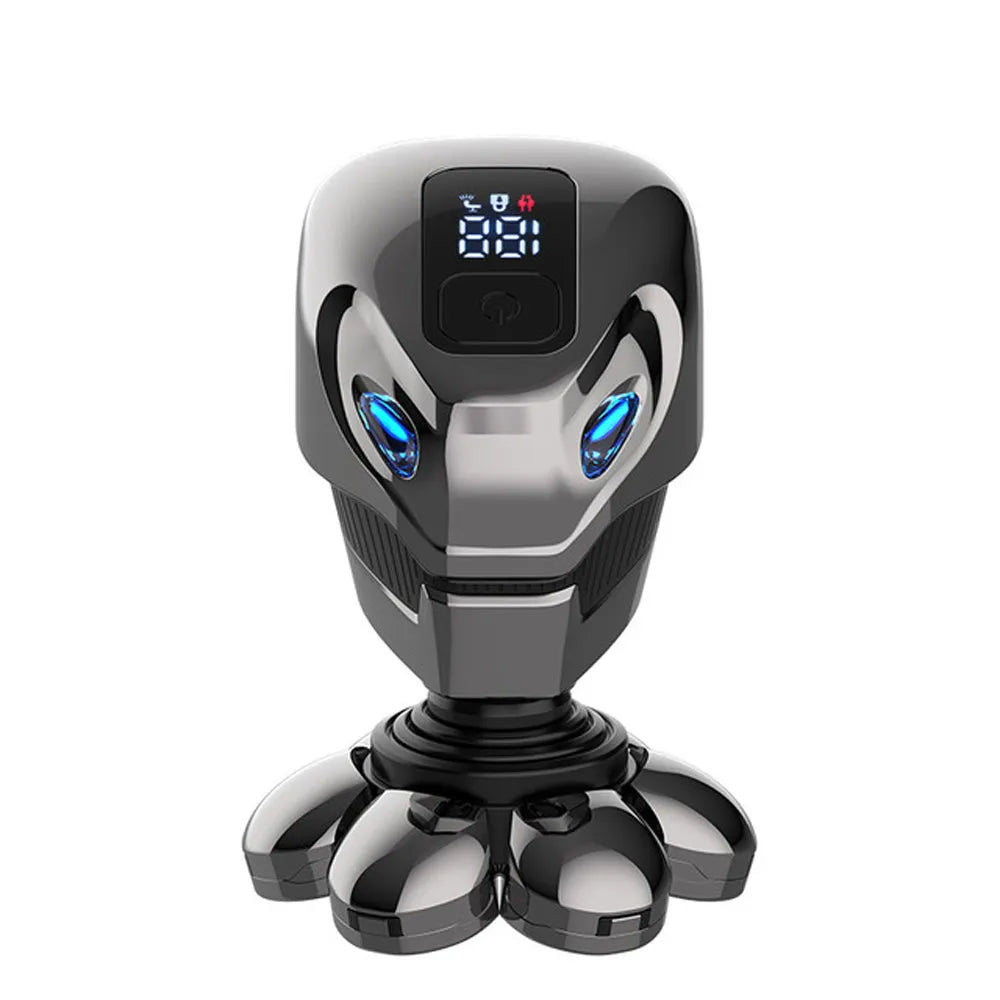 Vibe Geeks USB Rechargeable 7 Head Electric Shaver with LED