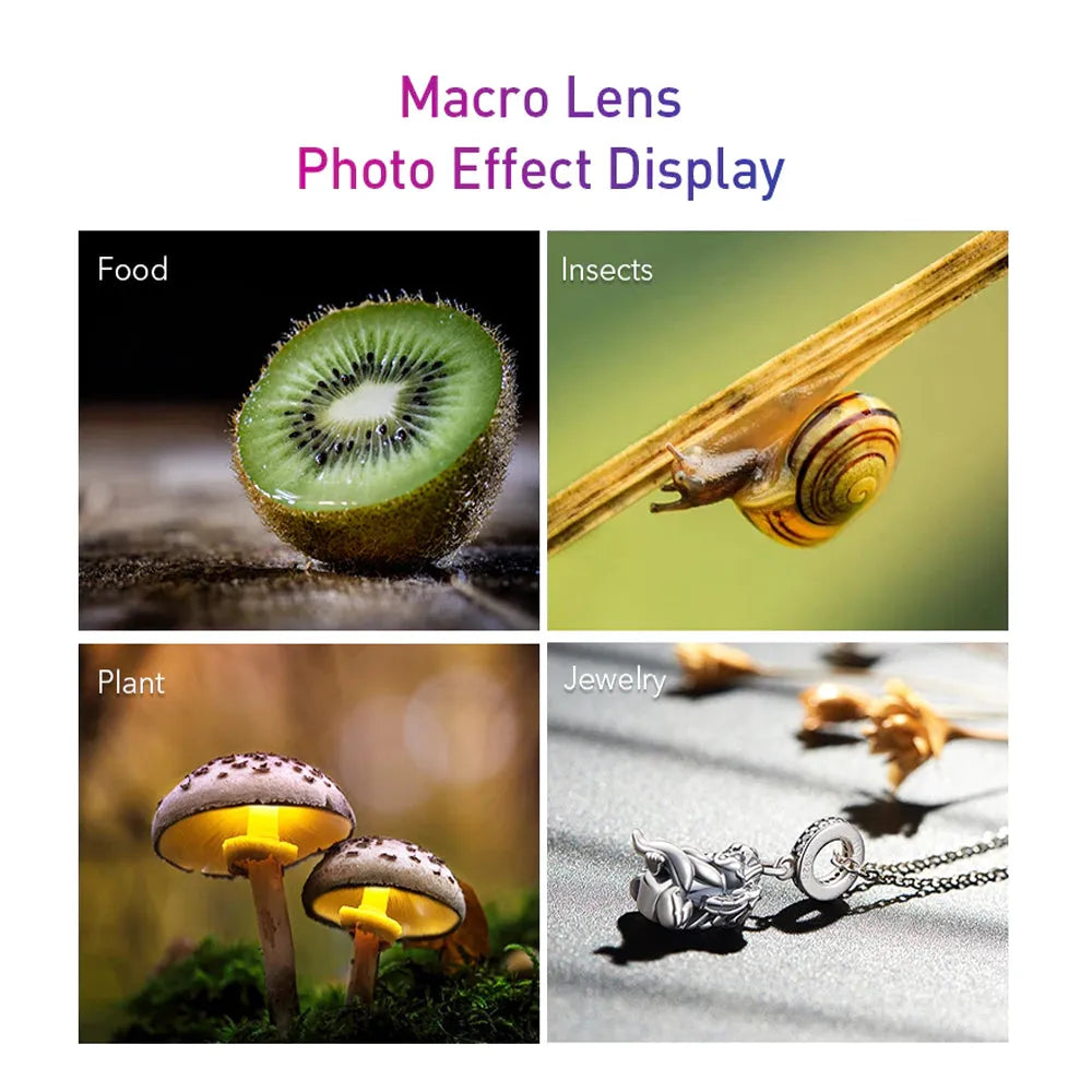 Vibe Geeks 4 - in - 1 Mobile Phone Camera Lens Kit 22x