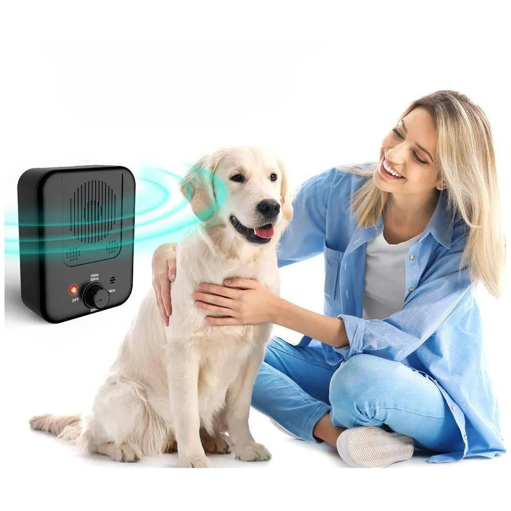 Vibe Geeks Ultrasonic Anti - Barking Device with 3