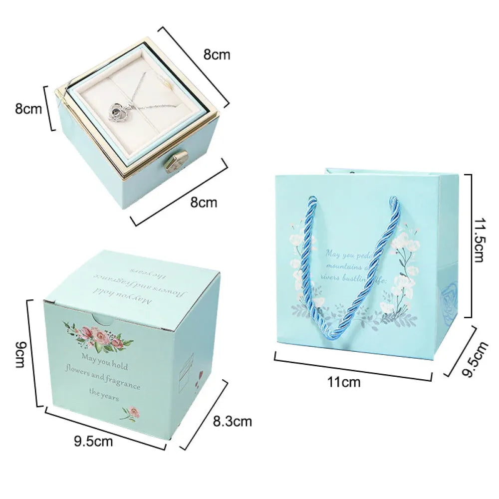 Vibe Geeks Eternal Rose Box Preserved Flower Surprise