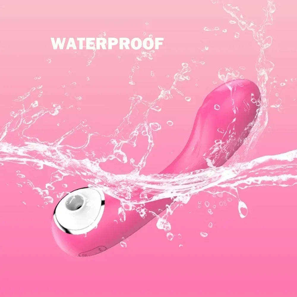 2In1 Suction & Vibration Toy For Women Clit & Nipple