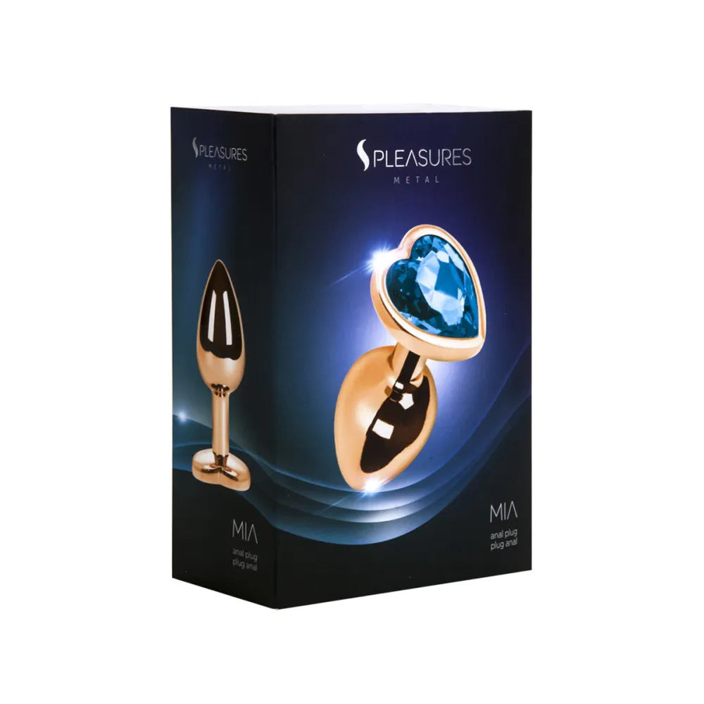 Anal plug S Pleasures Blue