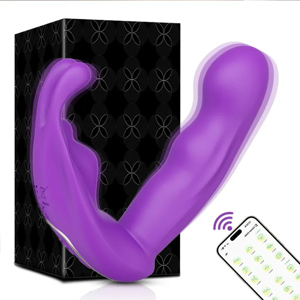 App Controlled Rabbit Vibrator for Women G Spot Stimulation