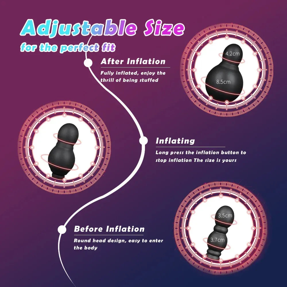 Auto Inflatable Prostate Stimulator For Men