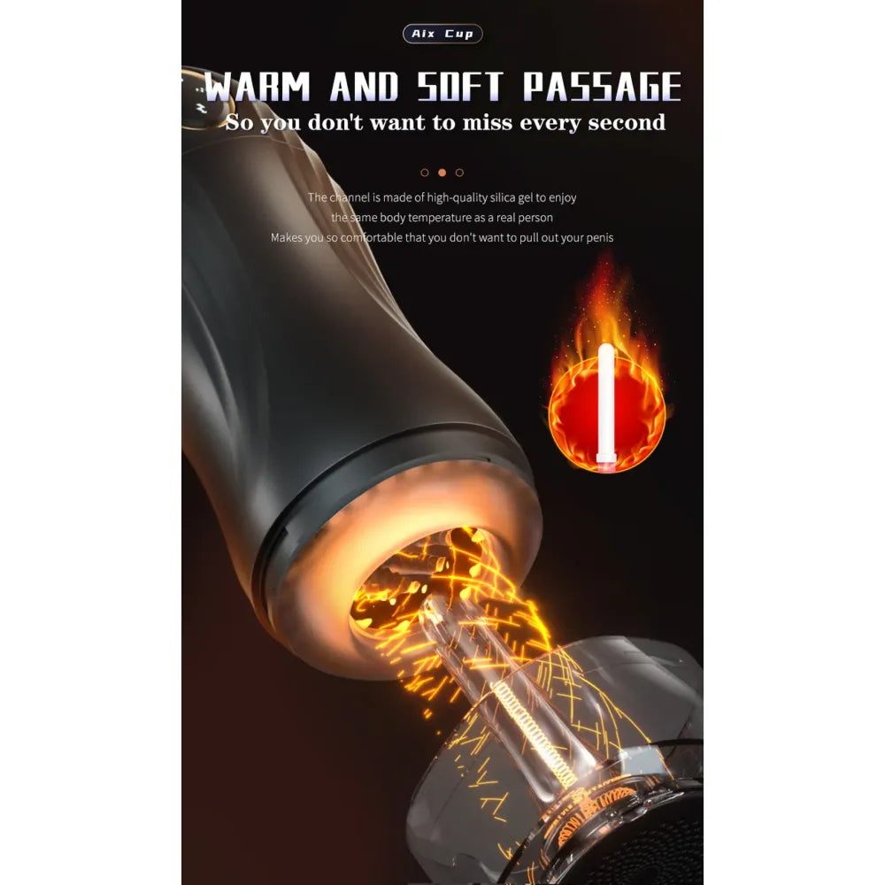 Automatic Sucking Male Masturbation Cup Oral Vagina Adult