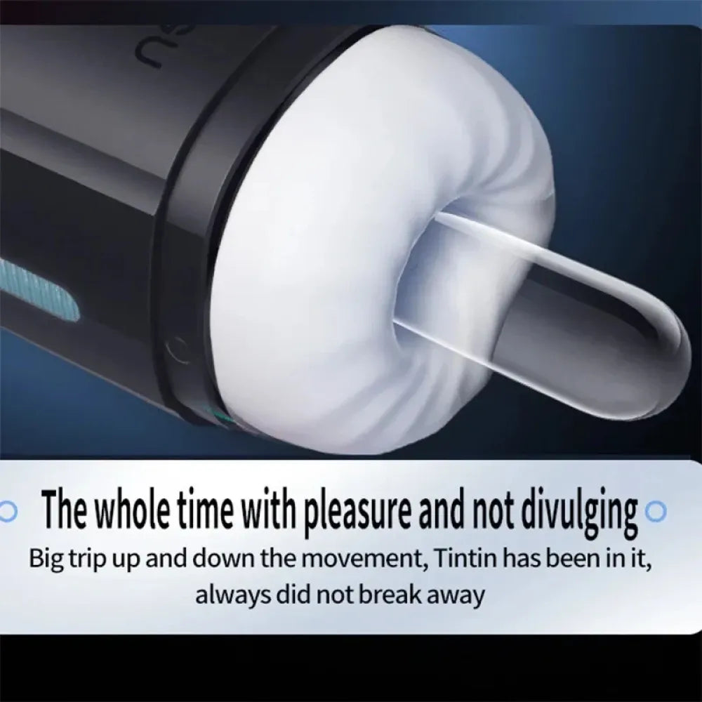 Automatic Telescopic Blowjob Machine for Men Realistic