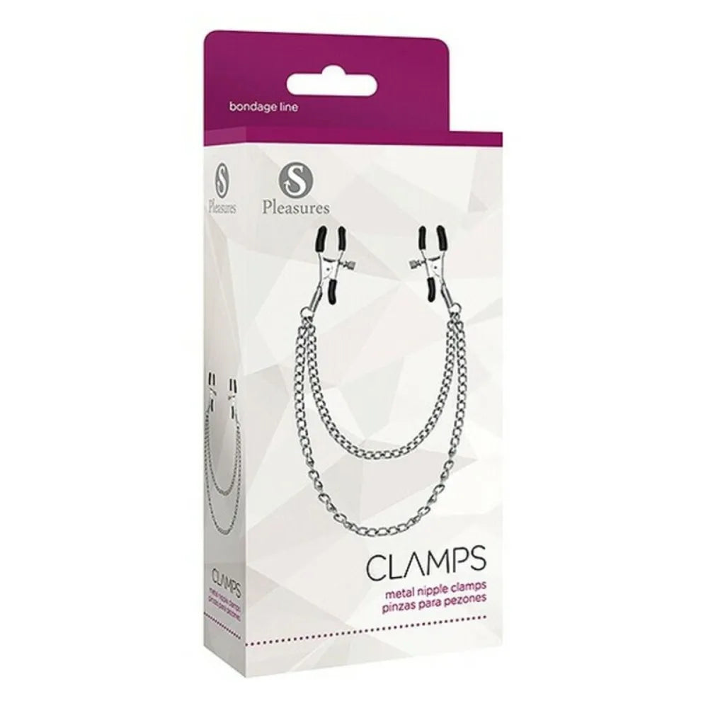 Chained Nipple Clamps By S Pleasures