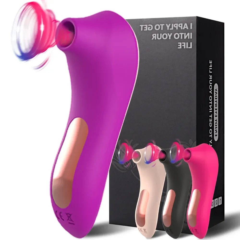 Compact Clitoral Suction Vibrator for Couples
