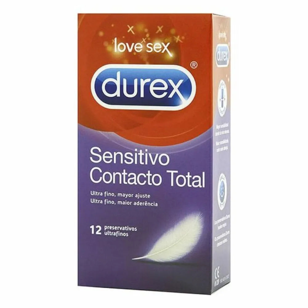 Condoms By Durex Sensitivo Contacto Total 12 Units