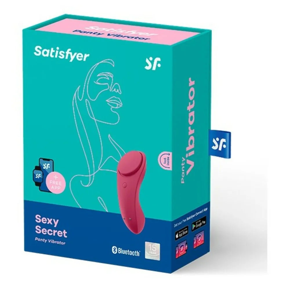 Couples Massager By Satisfyer Little Secret Wine Red