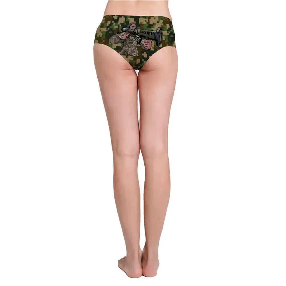 DeanFire Camouflage Print Super Soft Low Rise Women’s