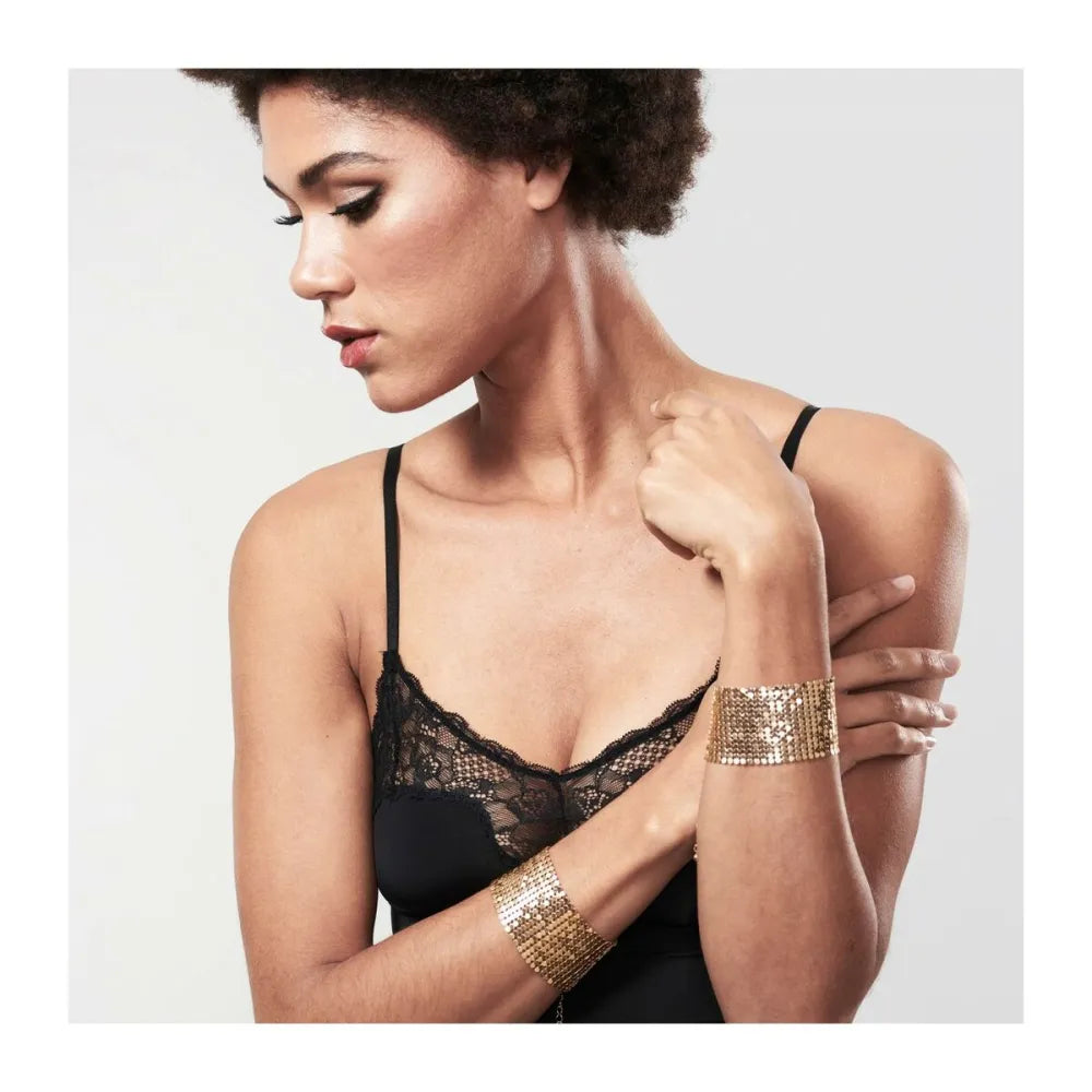 Desir Metallique Cuffs Gold By Bijoux Indiscrets 143 Silver