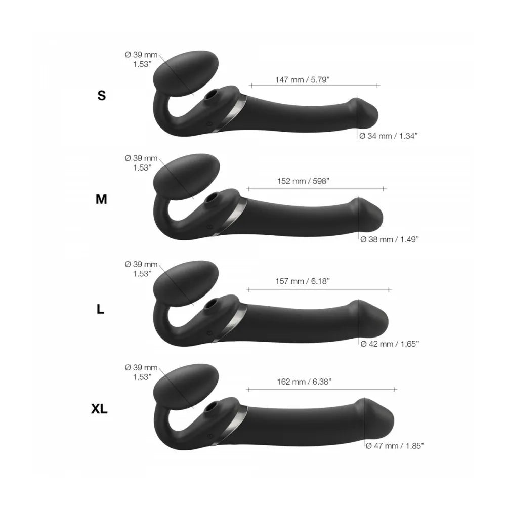 Dildo By Straponme 6017364 Black L