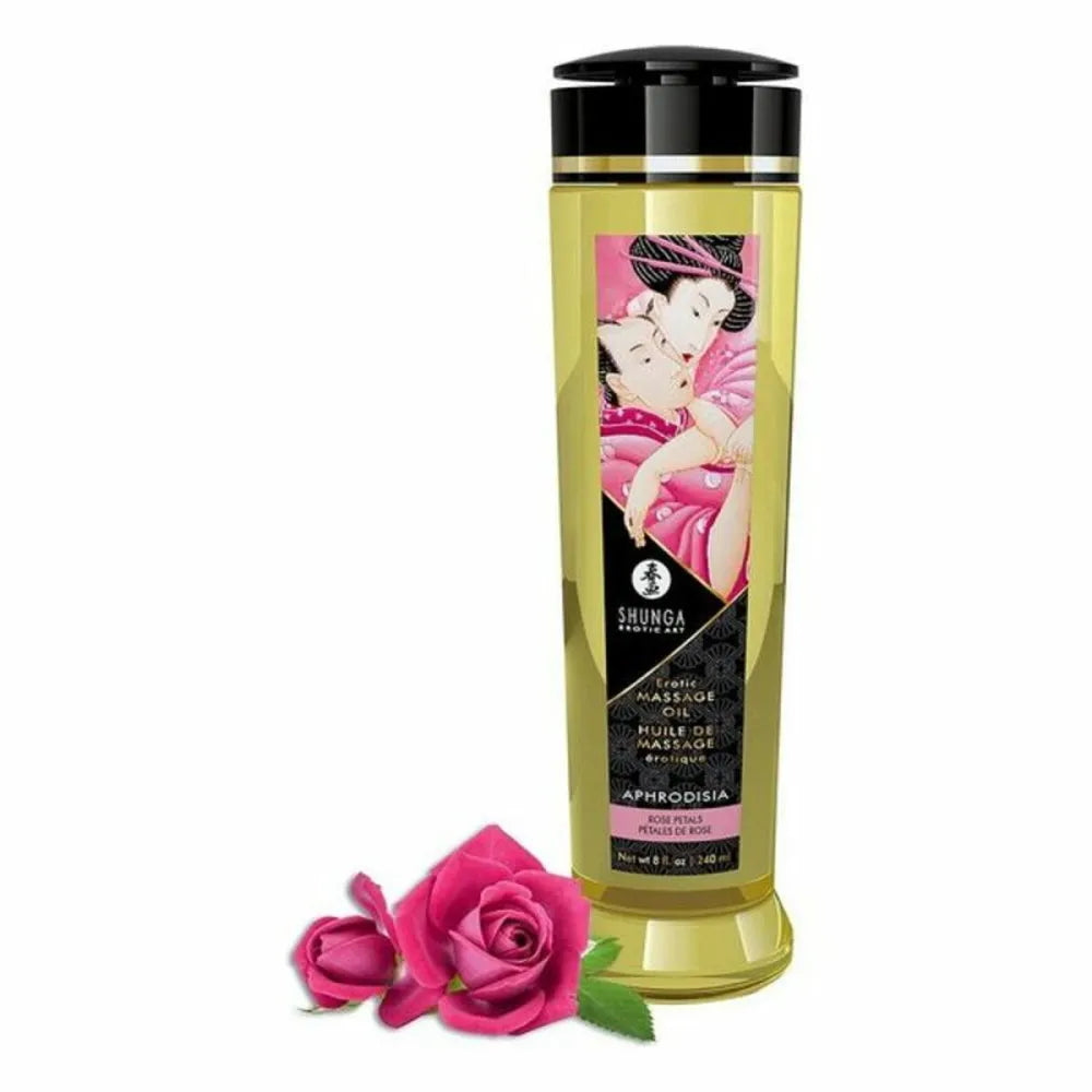 Erotic Massage Oil By Shunga Aphrodisia Roses 240 Ml