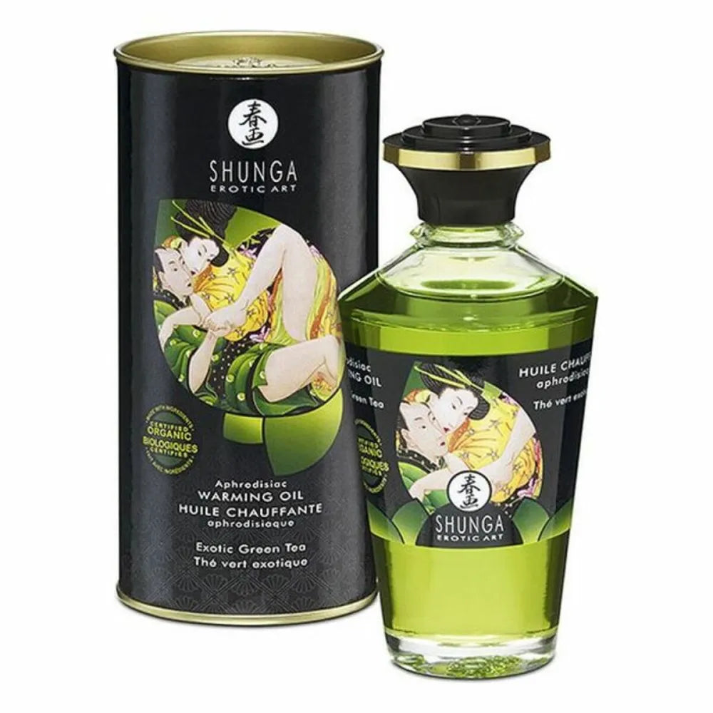 Erotic Massage Oil By Shunga Cc812100 Green Tea 100 Ml