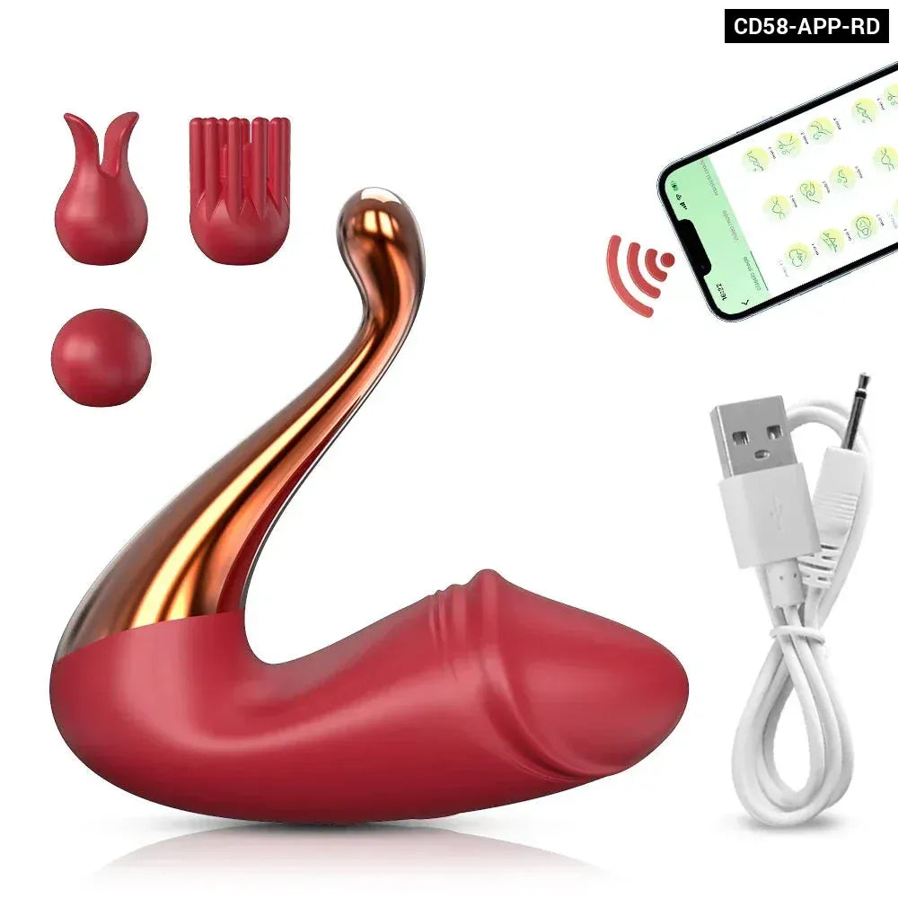 G Spot Vibrator for Women Bluetooth Remote Control Wearable