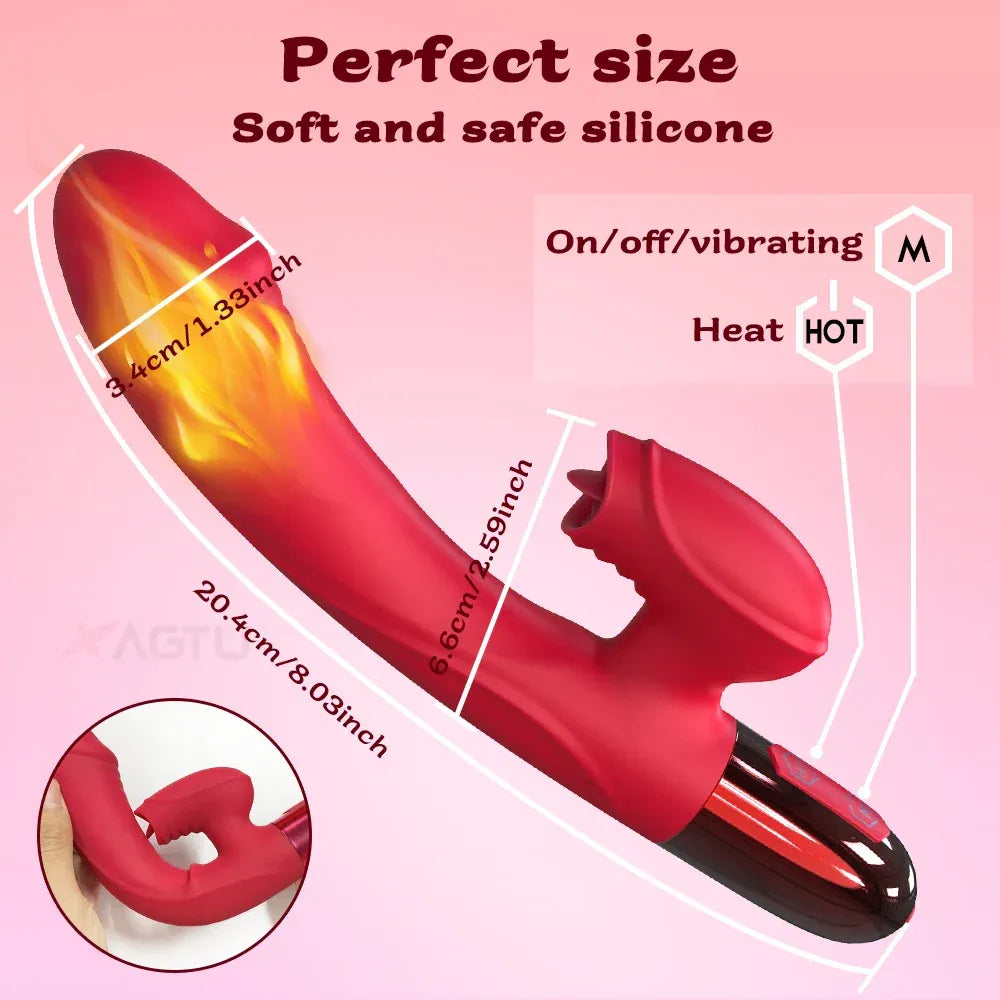 G Spot Vibrator Heating Clitoral Stimulation