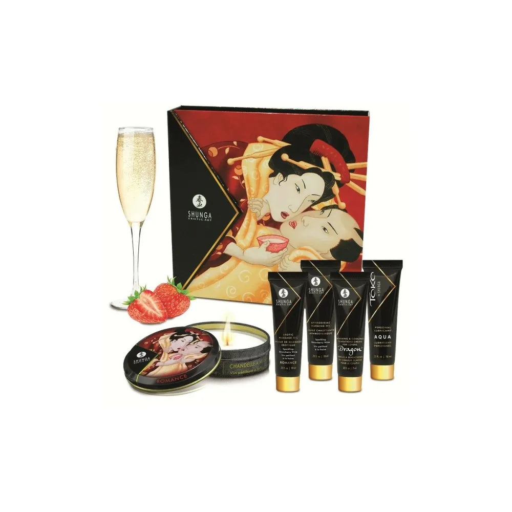 Geisha Sparkling Strawberry Wine By Shunga Sh8208