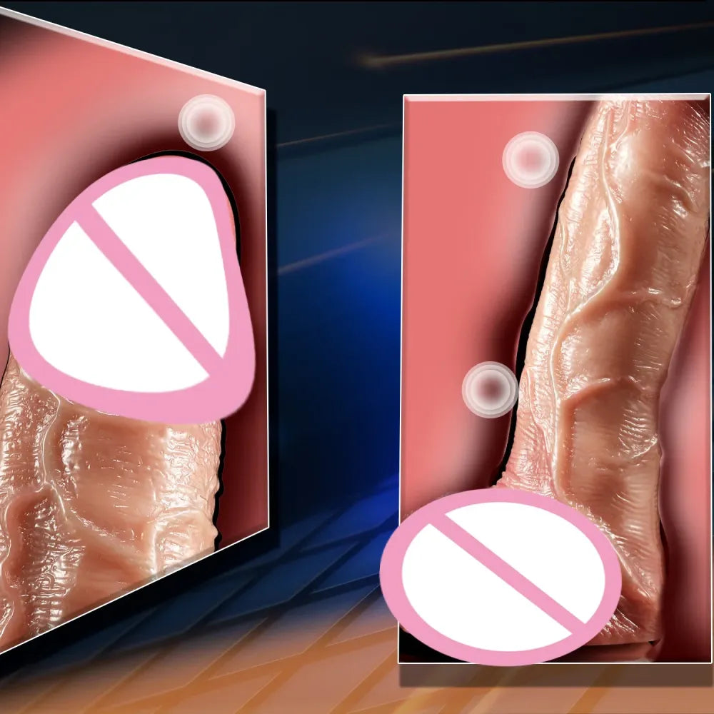 Large Silicone Dildo with Suction Cup - Pleasure for Women