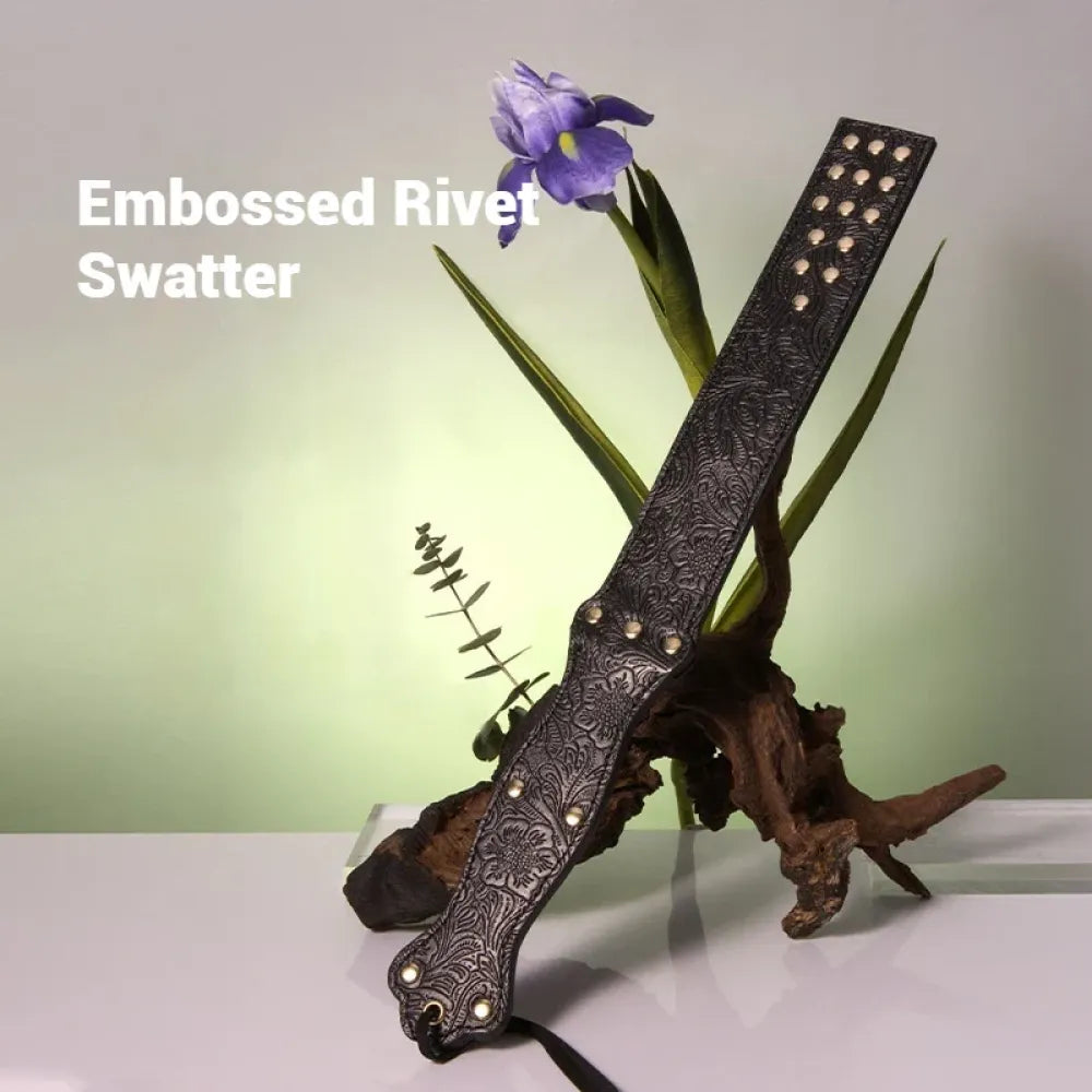 Leather Sex Paddle 22.7In Adult Flogger For Bdsm Play