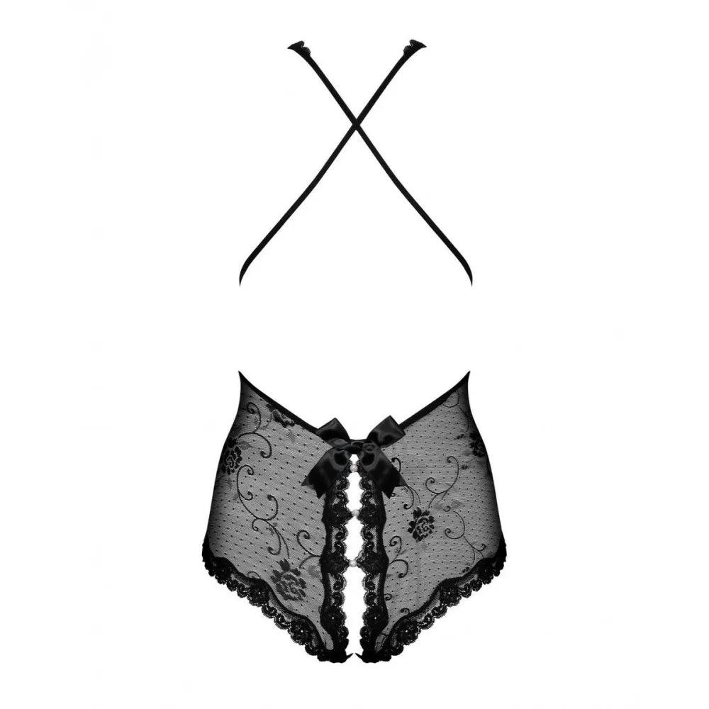 Leotard By Obsessive Fiorenta Teddy Black L/Xl