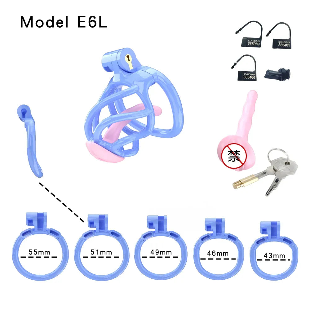 Lightweight Male Chastity Cage Plastic Cock Cage for Men