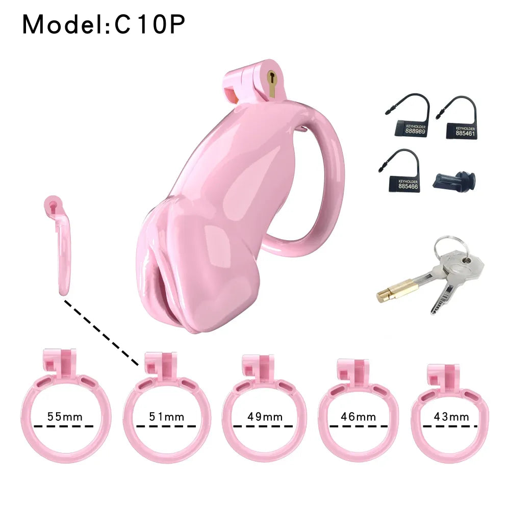 Lightweight Male Chastity Cage Plastic Cock Lock for Men