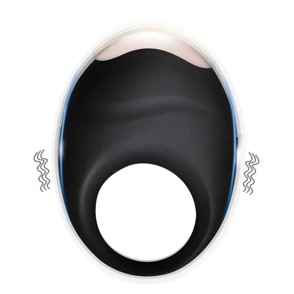 Male Lock Cock Rings With Vibrator For Delayed Ejaculation
