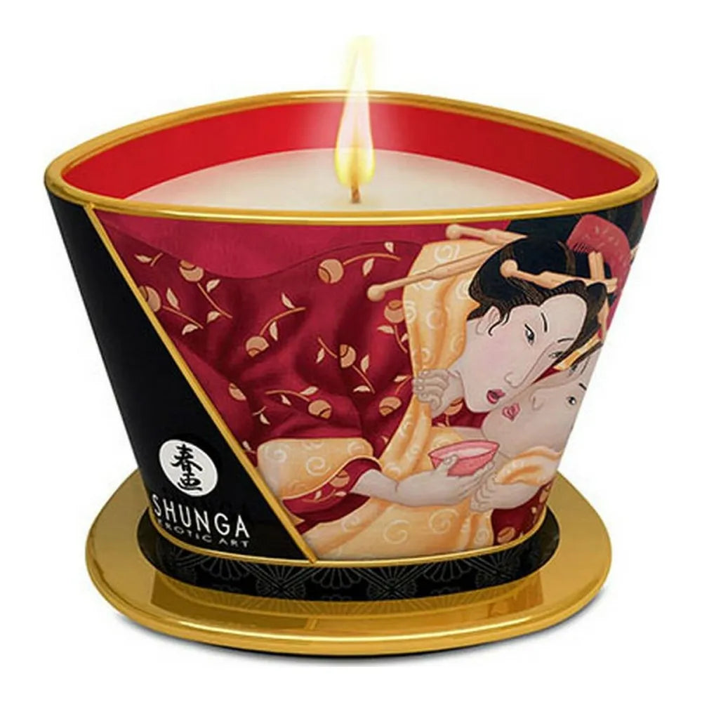 Massage Candle Strawberry By Shunga 170 Ml