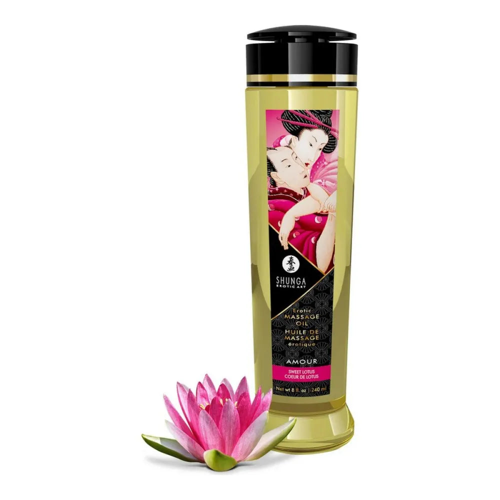 Massage Oil Lotus Flower Amour By Shunga 240 Ml