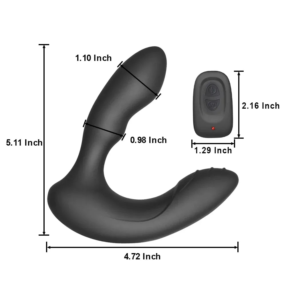 Men’S Prostate Massager Vibrating Butt Plug