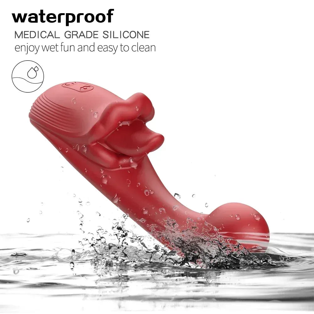 Powerful Dual Stimulation Vibrator For Women G-Spot & Clit