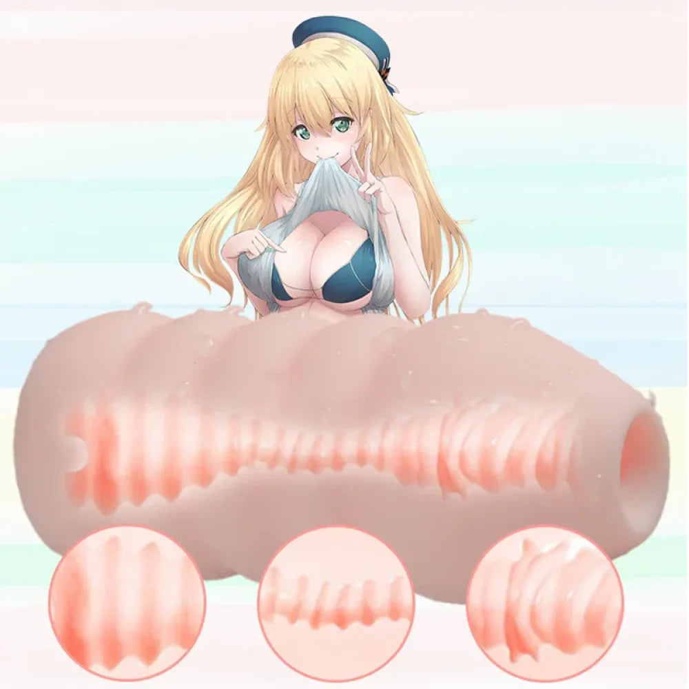 Realistic Male Masturbation Cup Deepthroaterotic Pocket