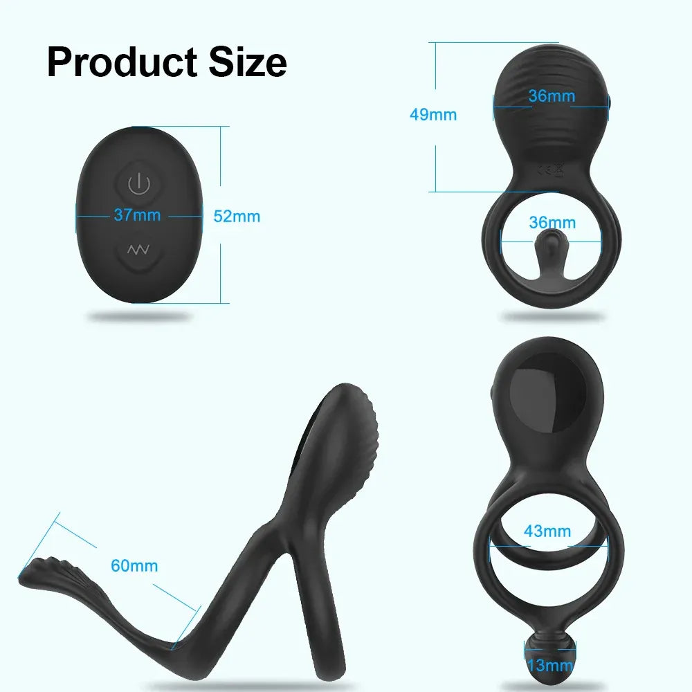 Remote Control Delay Ring for Men