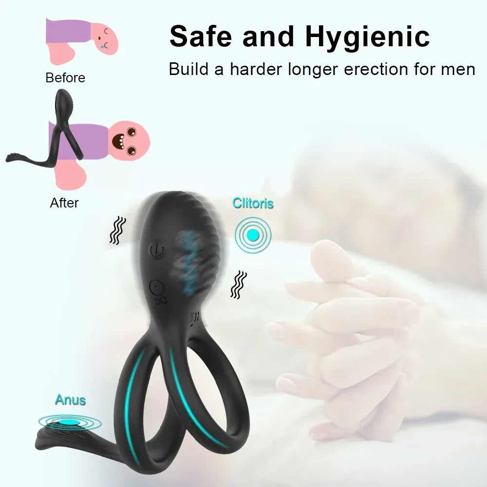 Remote Control Delay Ring for Men