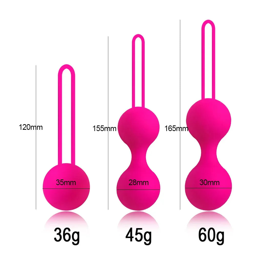 Silicone Kegel Balls for Vaginal Stimulation