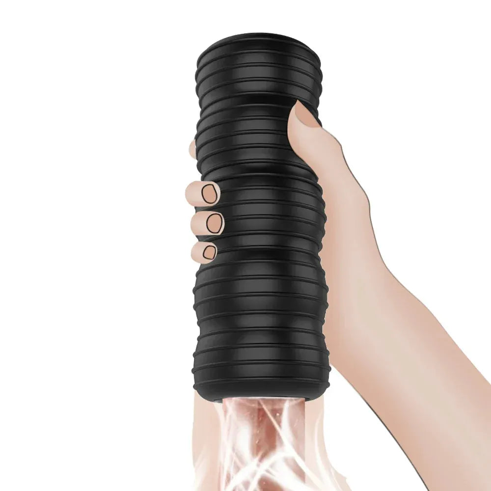Silicone Masturbator Cup Endurance Exercise Penis Massage