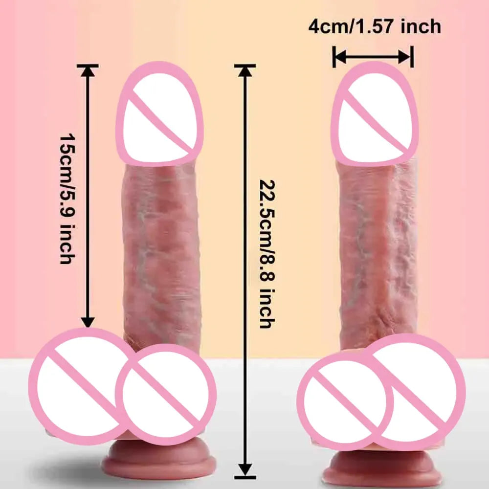 Silicone Thrusting Dildo for Women