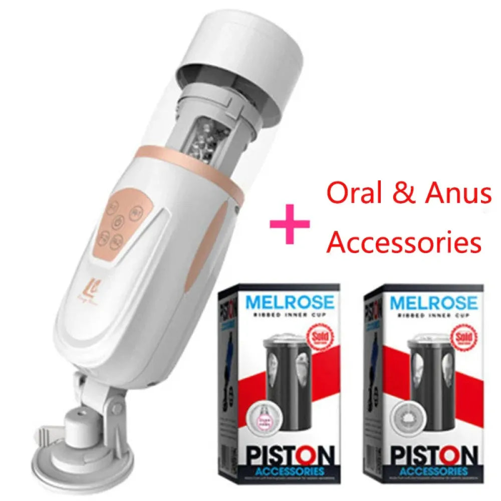 Telescopic Air Bag Masturbator Cup Automatic Sucking Sex