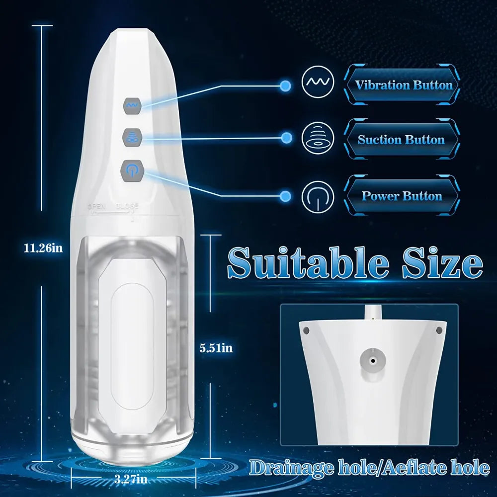 Telescopic Masturbator Cup Automatic Sucking Sex Machine