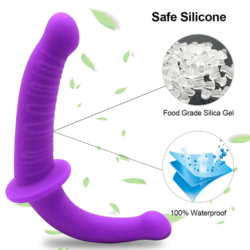 U-Shaped Double Dildo for Women and Couples