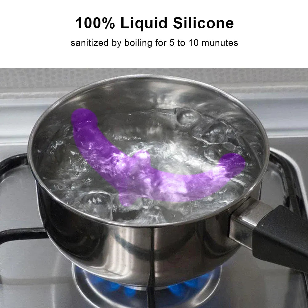 U-Shaped Double Dildo for Women and Couples