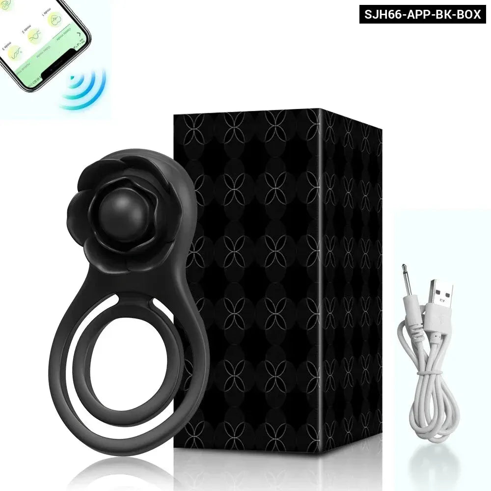 Vibrating Cock Ring for Men Delay Ejaculation Stimulate